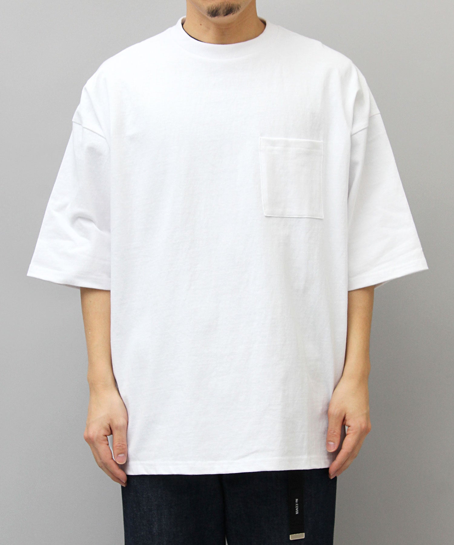 グッドウェア GOODWEAR USAコットン ポケット付き Tシャツ 半袖 スーパービッグシルエット オーバーサイズ （ブラック） ブラック