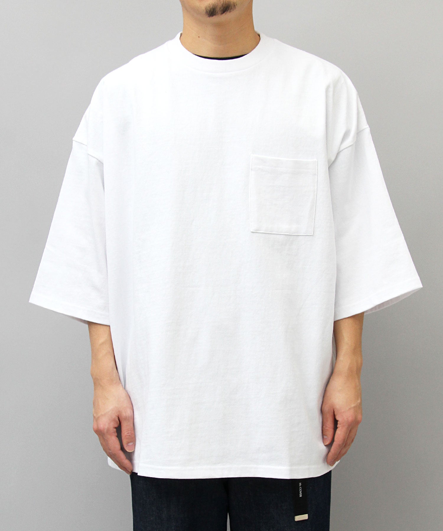 グッドウェア GOODWEAR USAコットン ポケット付き Tシャツ 半袖 スーパービッグシルエット オーバーサイズ （ブラック） ブラック