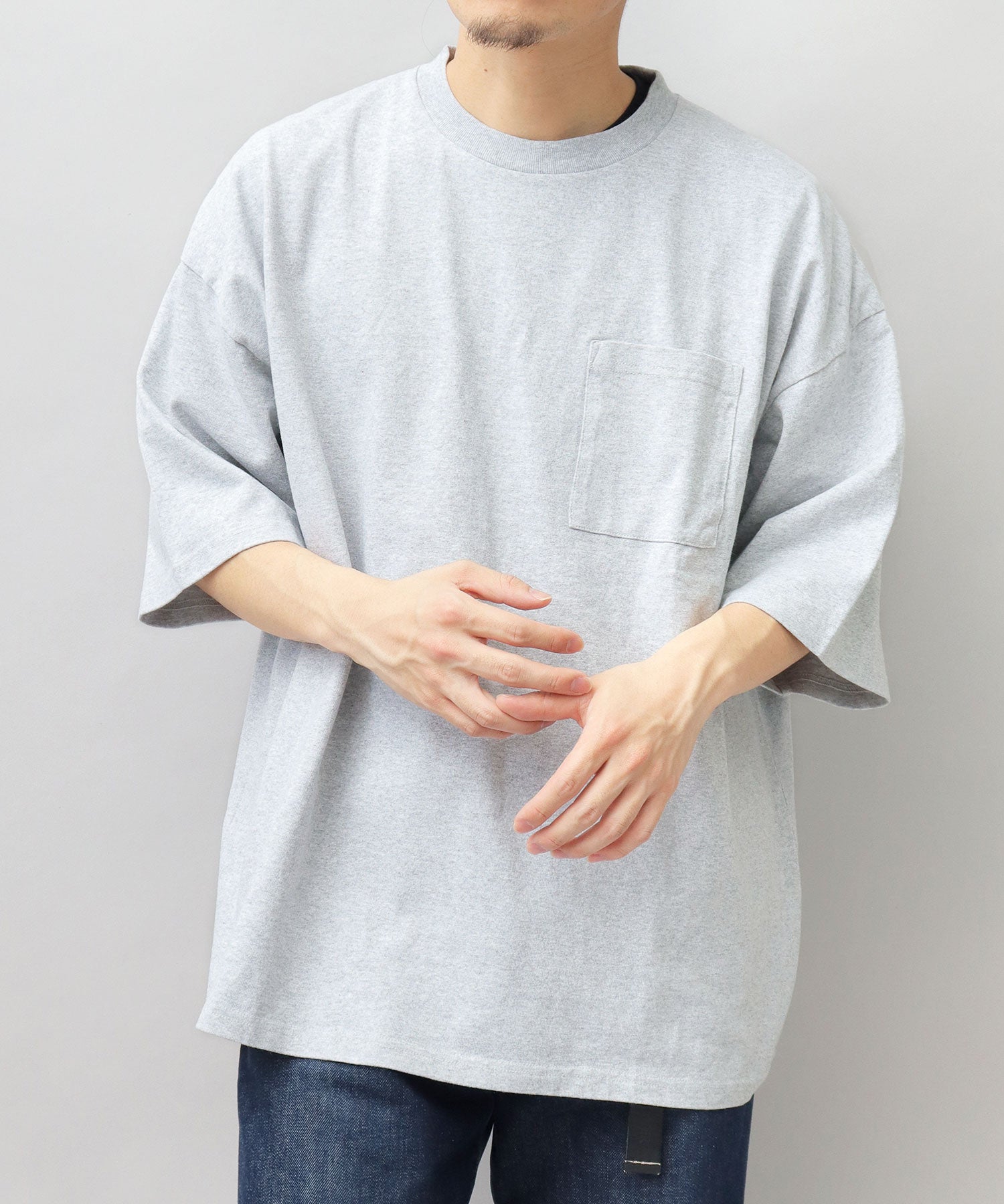 Goodwear GOODWEAR USA Cotton Pocket T-Shirt Short Sleeve Super Big Silhouette Oversized