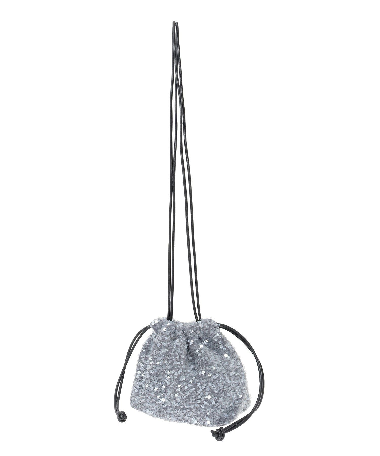 グリーン パークス Green Parks OTO.HA.ベロアスパンコールショルダーバック （グレー） グレー