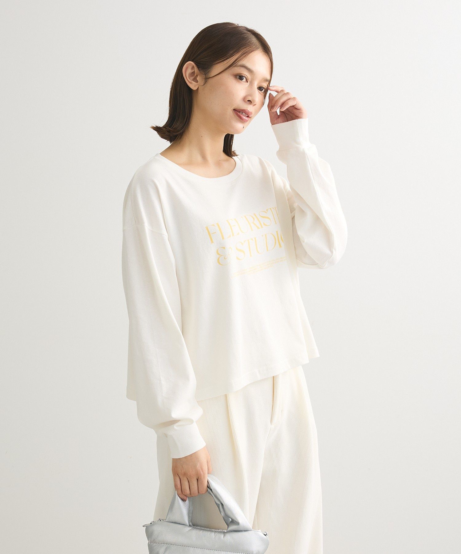 グリーン パークス Green Parks アソート長袖ロゴロンTEE （オフホワイト） オフホワイト