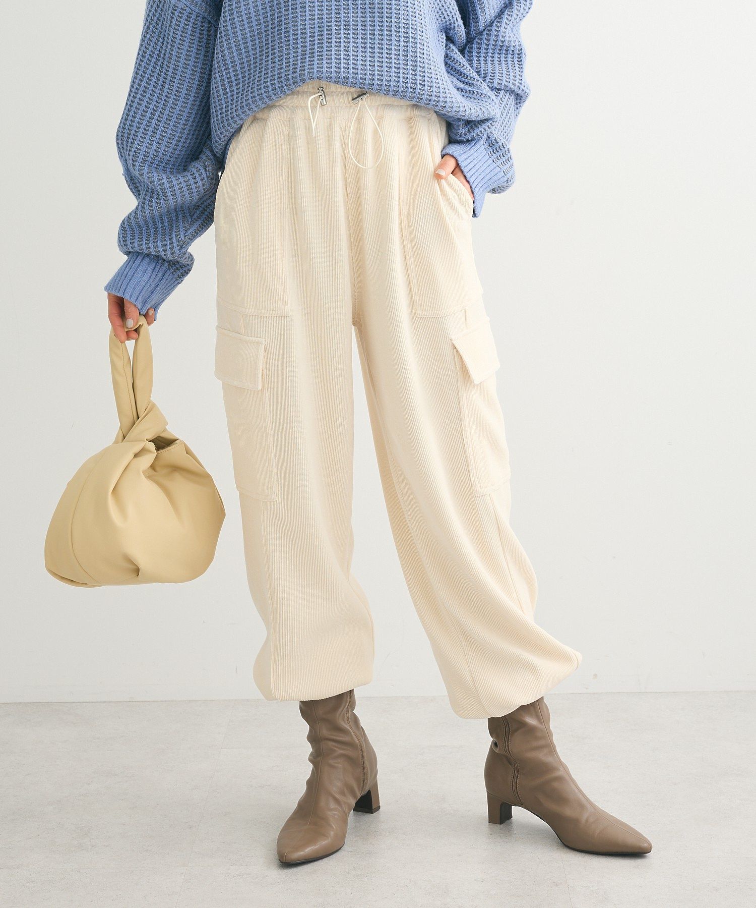 green Parks Green Parks ・ELENCARE DUE Corduroy Cargo Pants