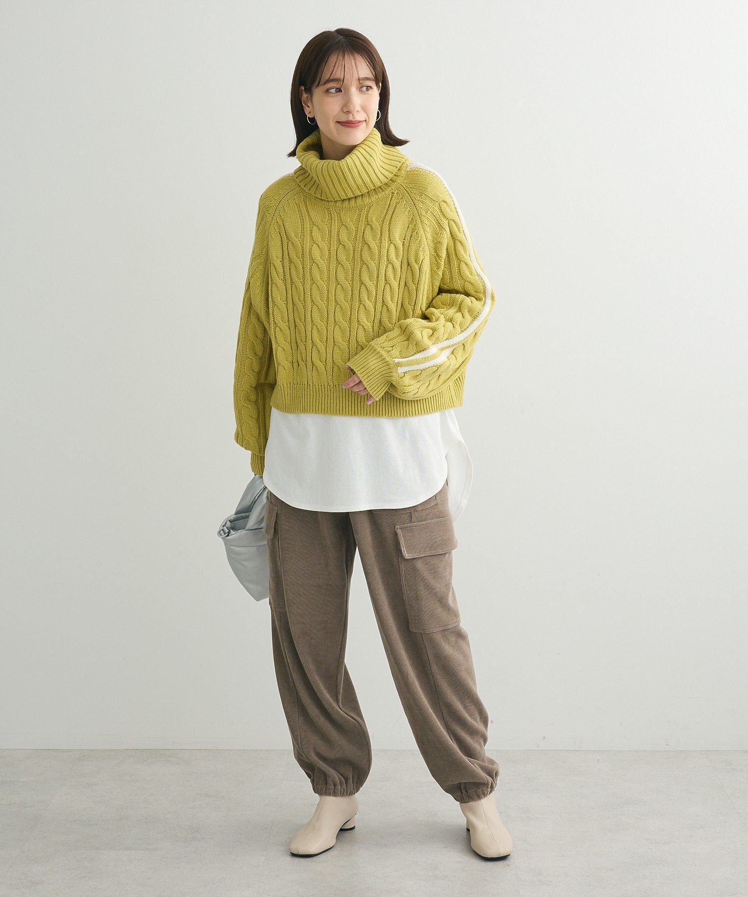 green Parks Green Parks ・ELENCARE DUE Corduroy Cargo Pants