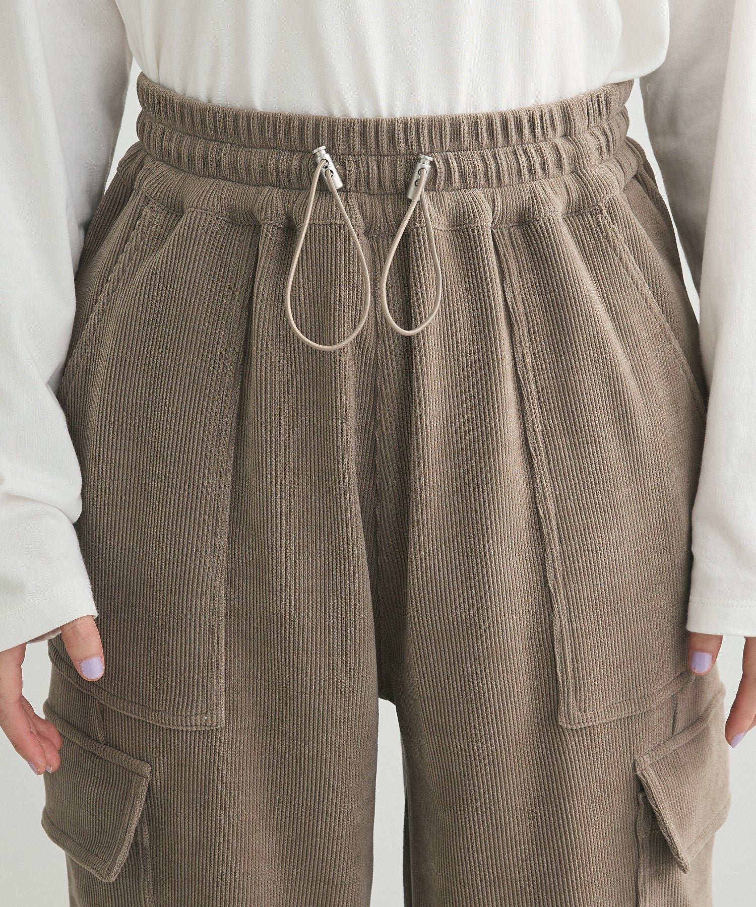 green Parks Green Parks ・ELENCARE DUE Corduroy Cargo Pants
