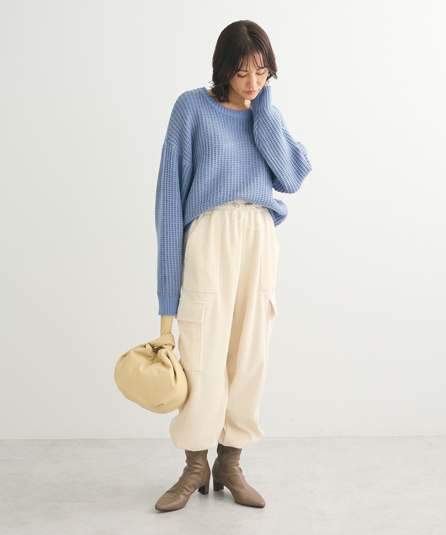 green Parks Green Parks ・ELENCARE DUE Corduroy Cargo Pants