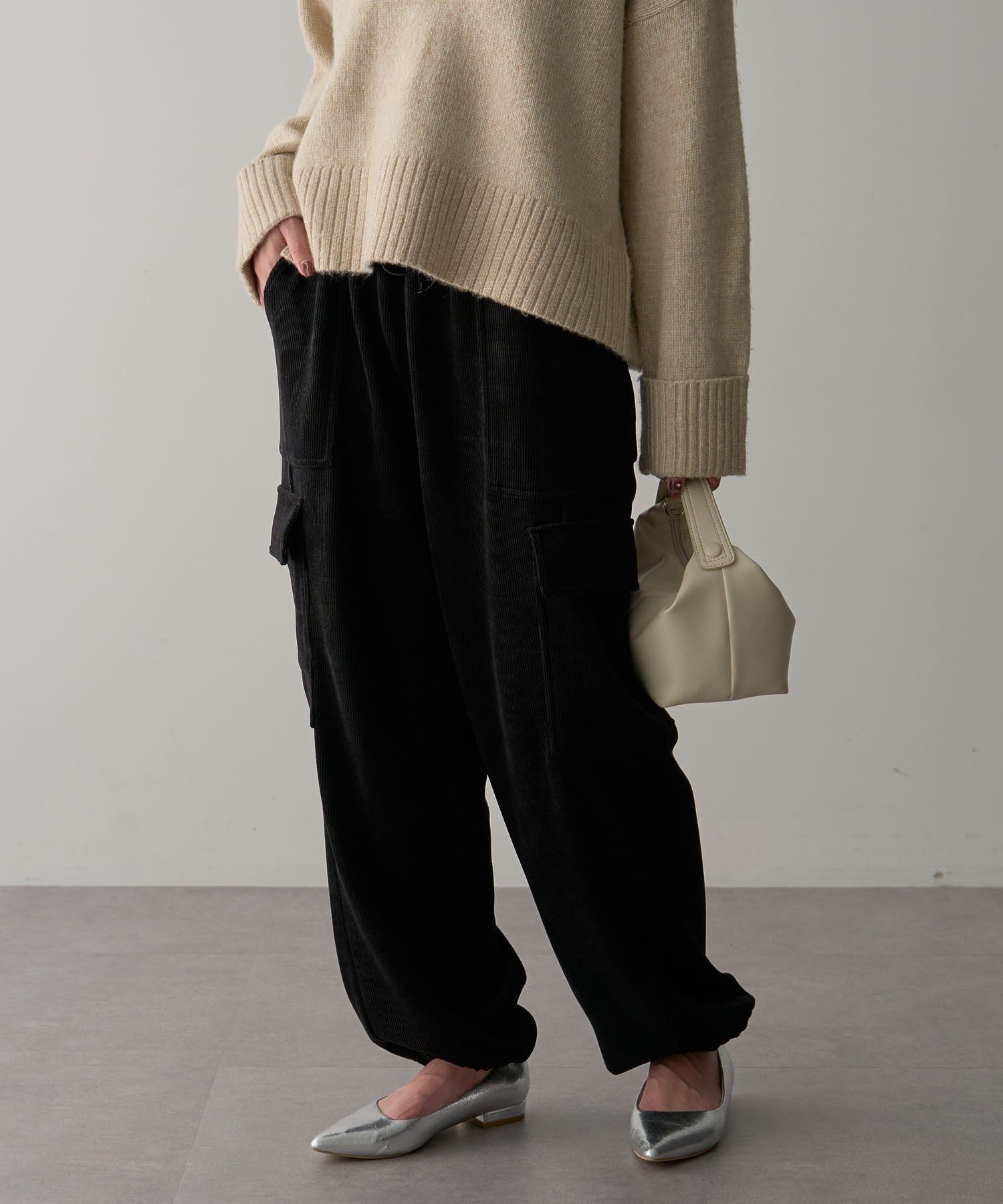 green Parks Green Parks ・ELENCARE DUE Corduroy Cargo Pants