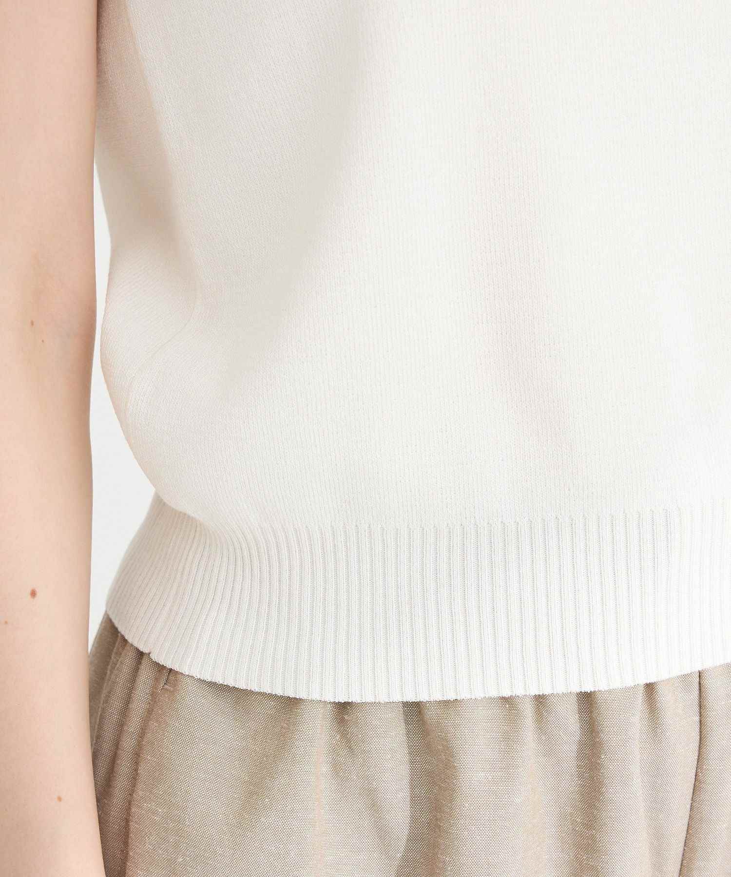 グリーン パークス Green Parks ・ELENCARE DUE バイカラーニットタンク （カーキ） カーキ