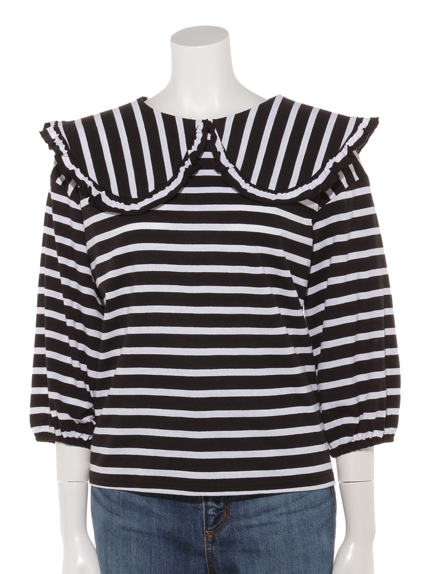 グリーン パークス Green Parks 【RAY CASSIN FAVORI】ビックカラーボーダーTシャツ （ブラック） ブラック