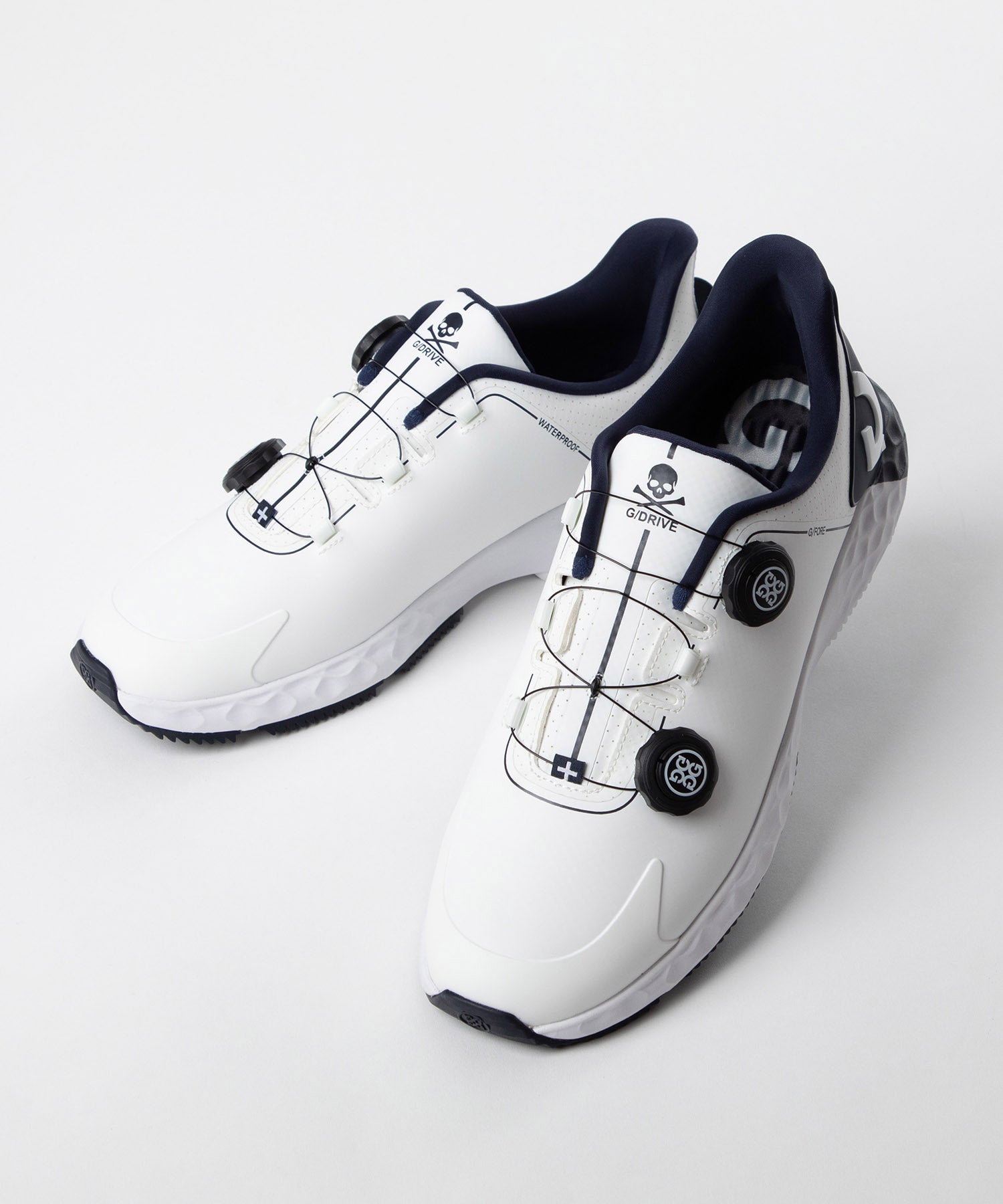 ジーフォア G/FORE PERFORATED G/DRIVE GOLF SHOE （WHITE） WHITE