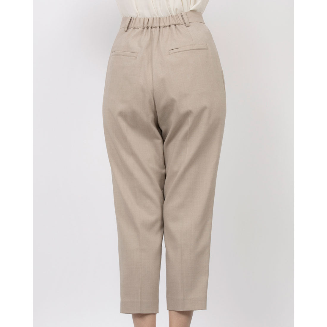 グレイッシュ Grayish ルミレットストレッチテーパードパンツ グレー