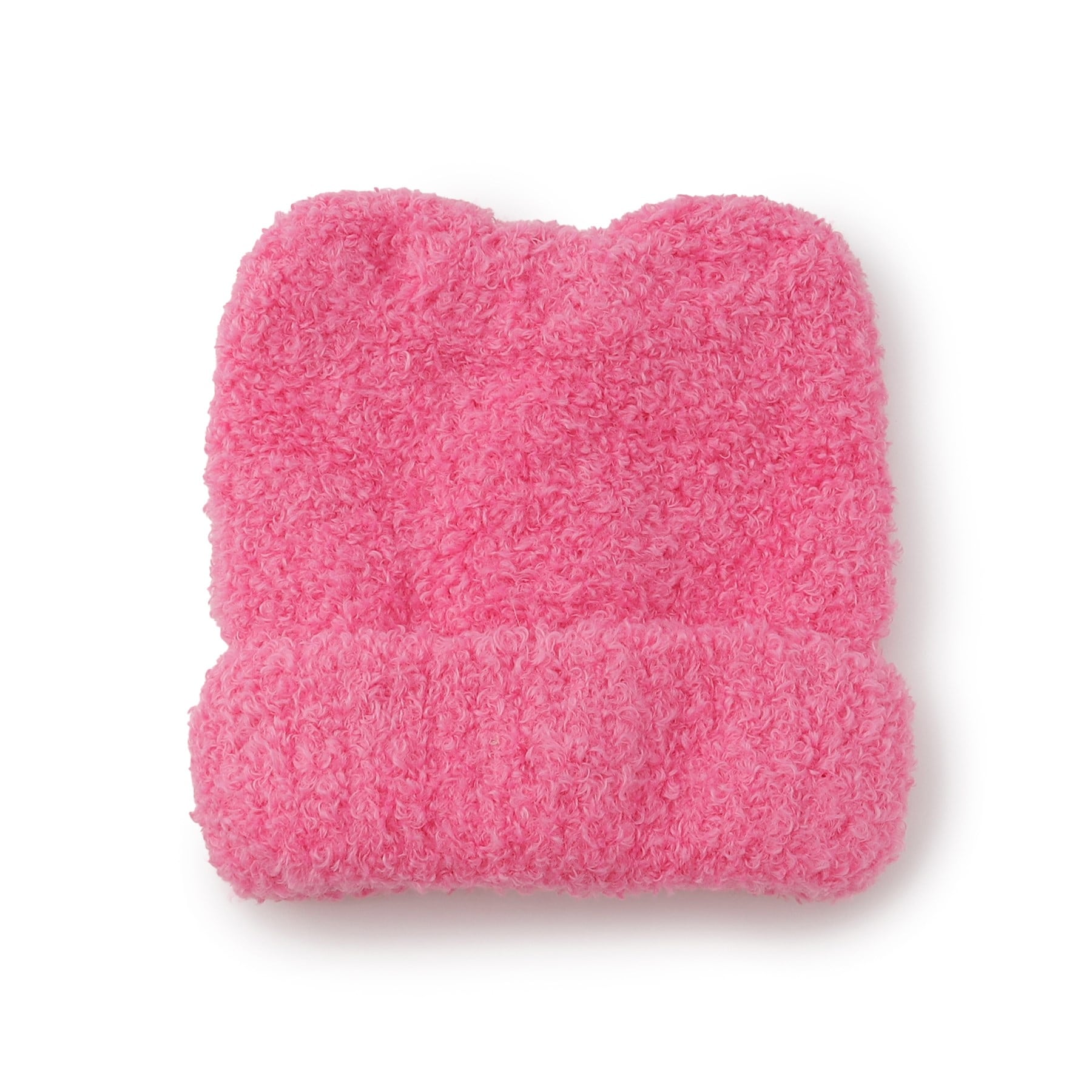 Grandedge Cat Ear Boa Knit Hat