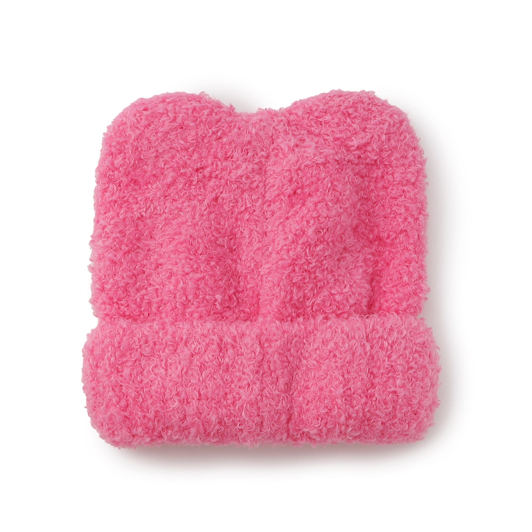 Grandedge Cat Ear Boa Knit Hat