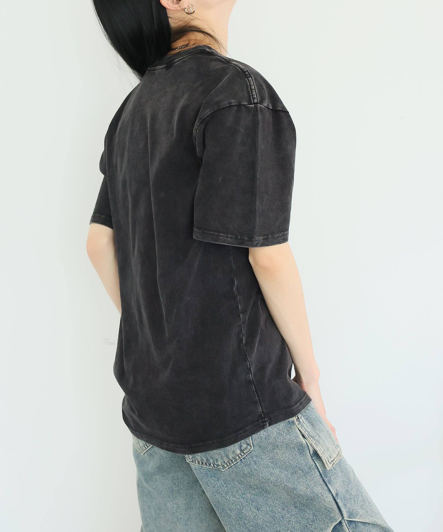 ガーリードール Girly Doll Tシャツ【韓国ファッション】 （ブラック） ブラック