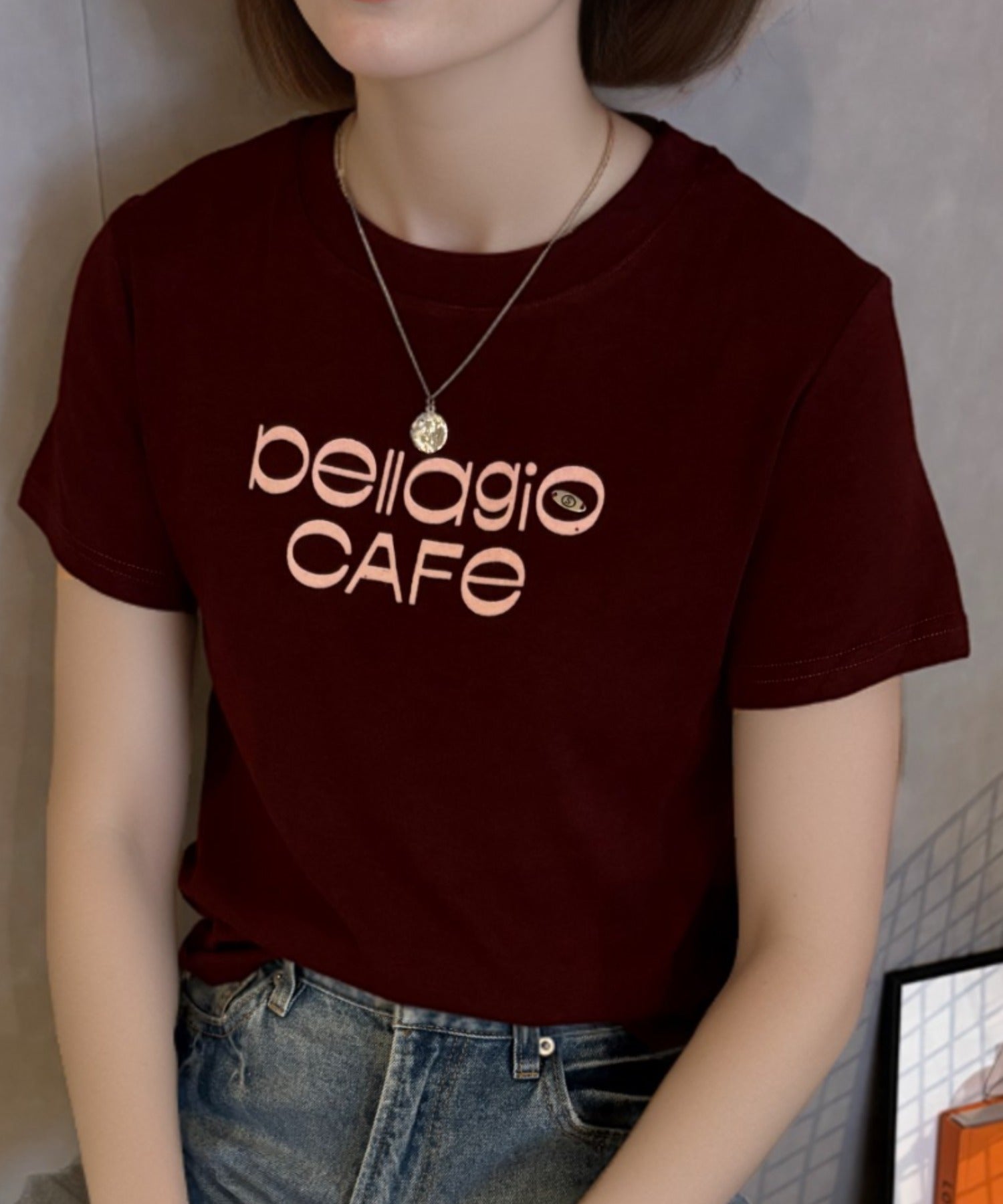 ガーリードール Girly Doll Tシャツ （ボルドー） ボルドー