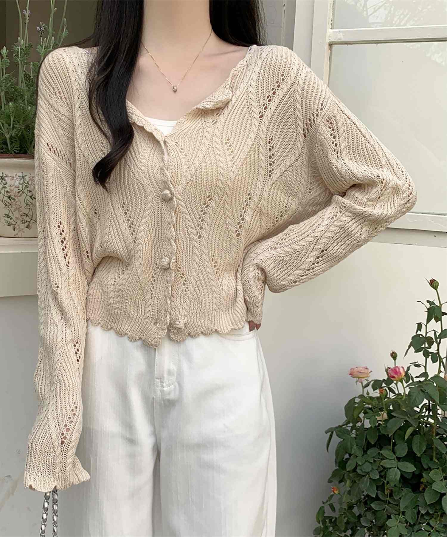 ガーリードール Girly Doll ニット・セーター【韓国ファッション】 （ベージュ） ベージュ