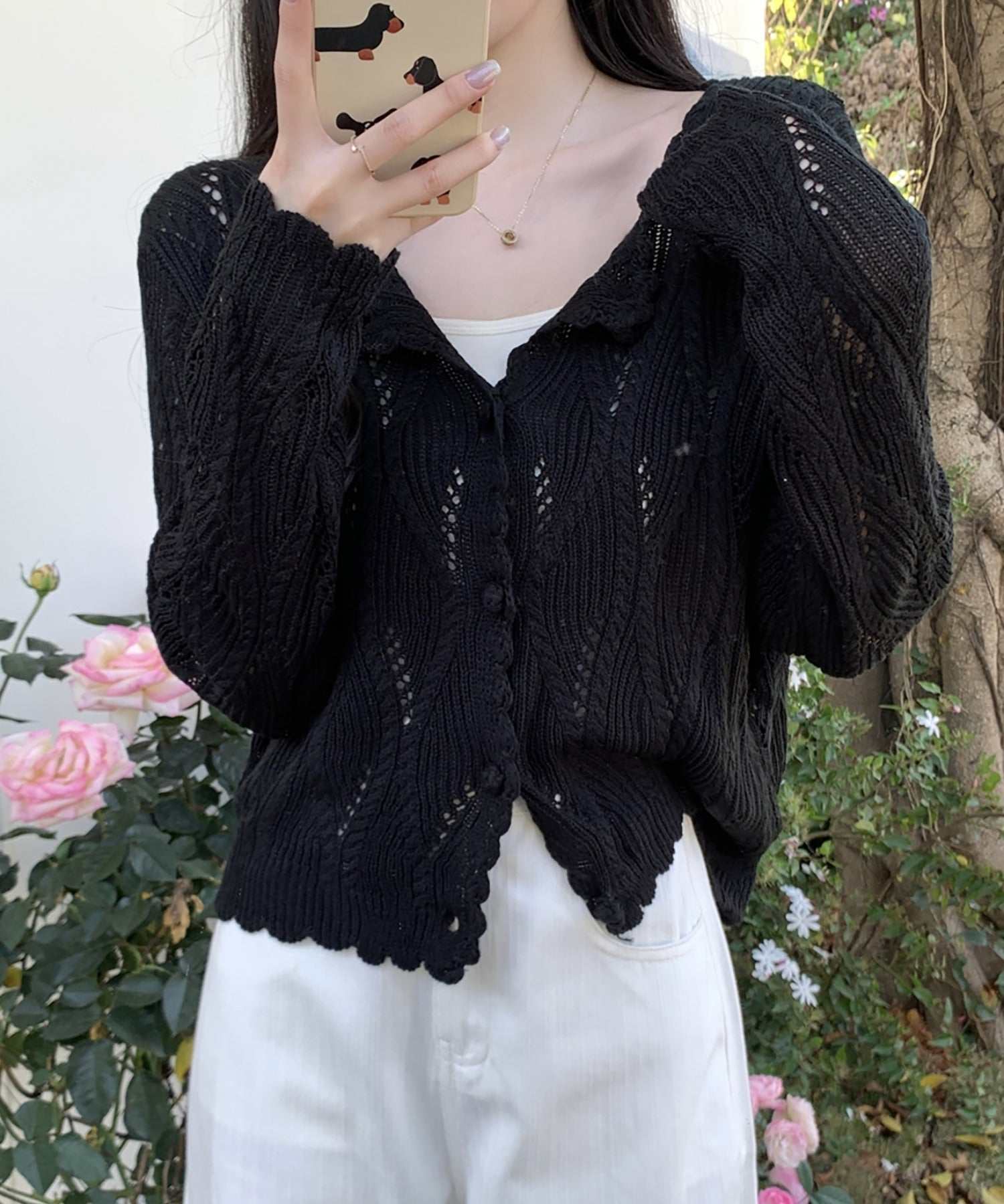 ガーリードール Girly Doll ニット・セーター【韓国ファッション】 （ブラック） ブラック