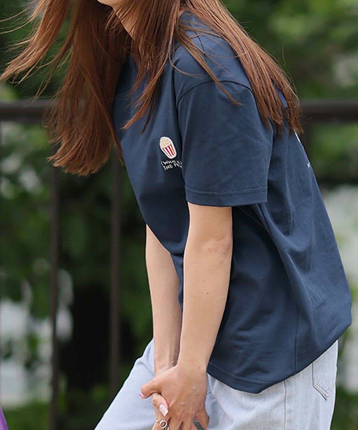 ガーリードール Girly Doll ポップコーンTシャツ （ネイビー） ネイビー