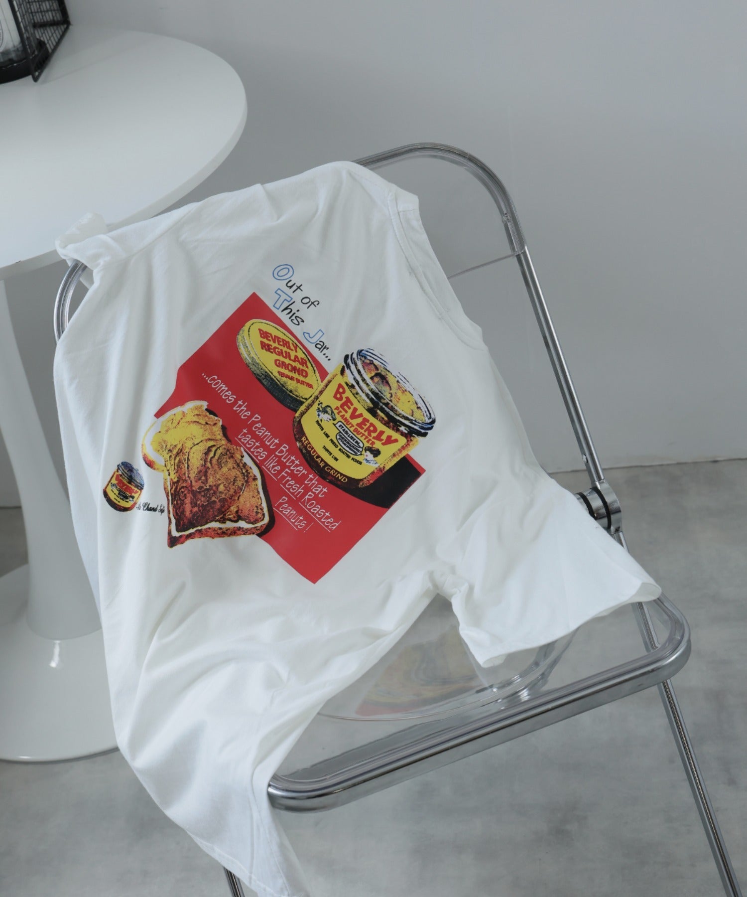 ガーリードール Girly Doll バックプリントオーバーTシャツ （ホワイト） ホワイト