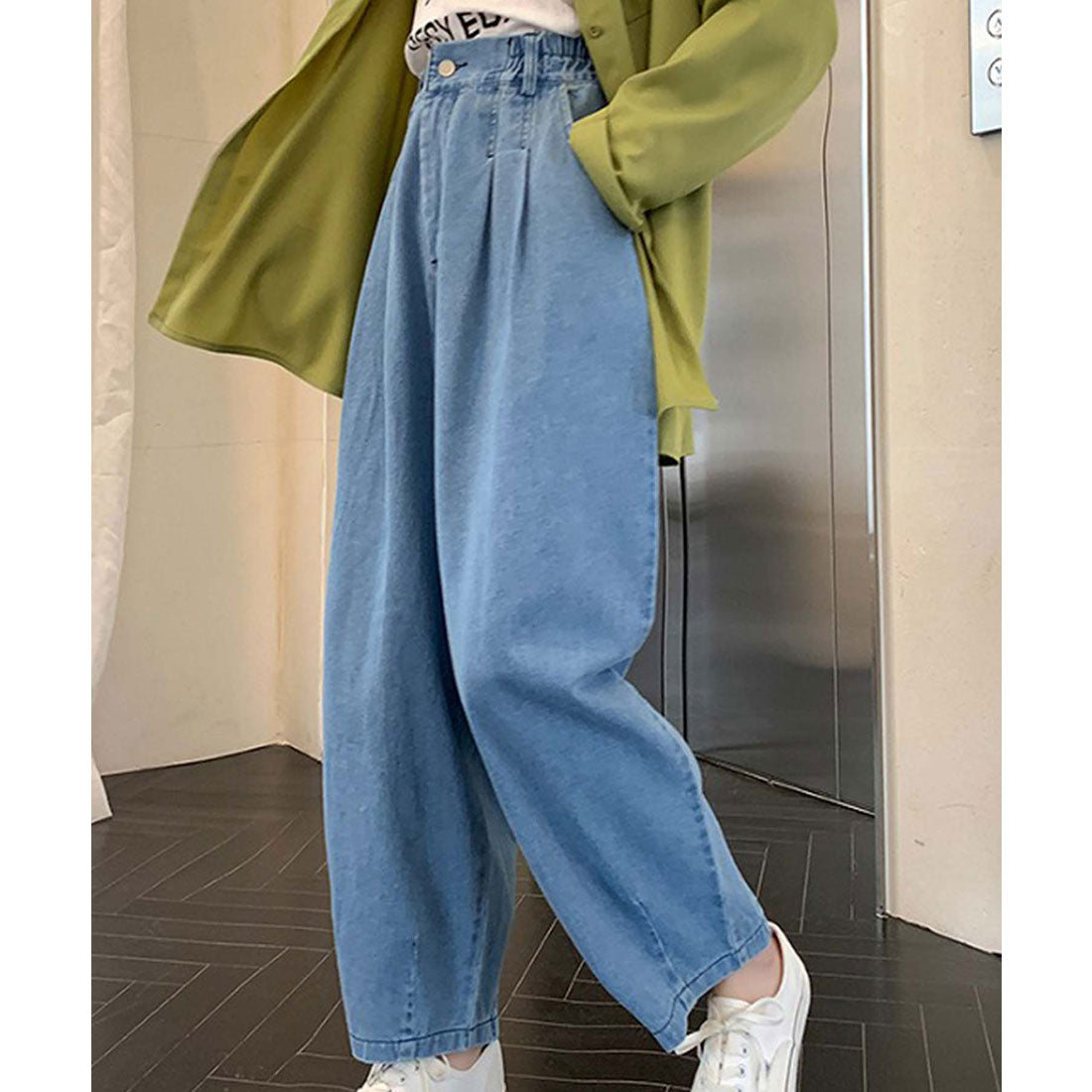 Girly Doll Denim Pants [Korean Fashion] [Spring/Summer New Items]