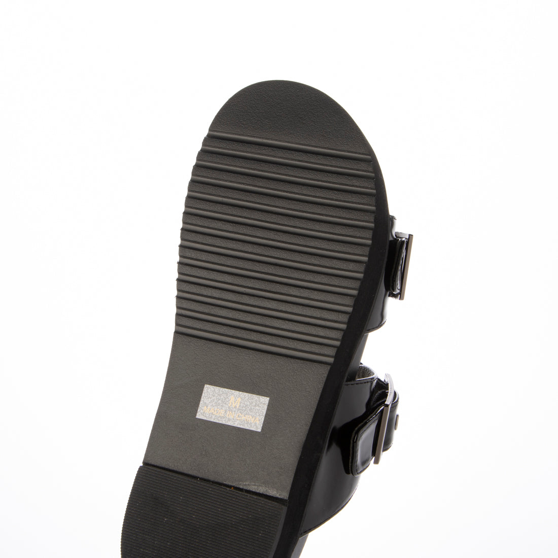 ギャザー gather レディーススライドサンダル （BLK/EN） BLK/EN