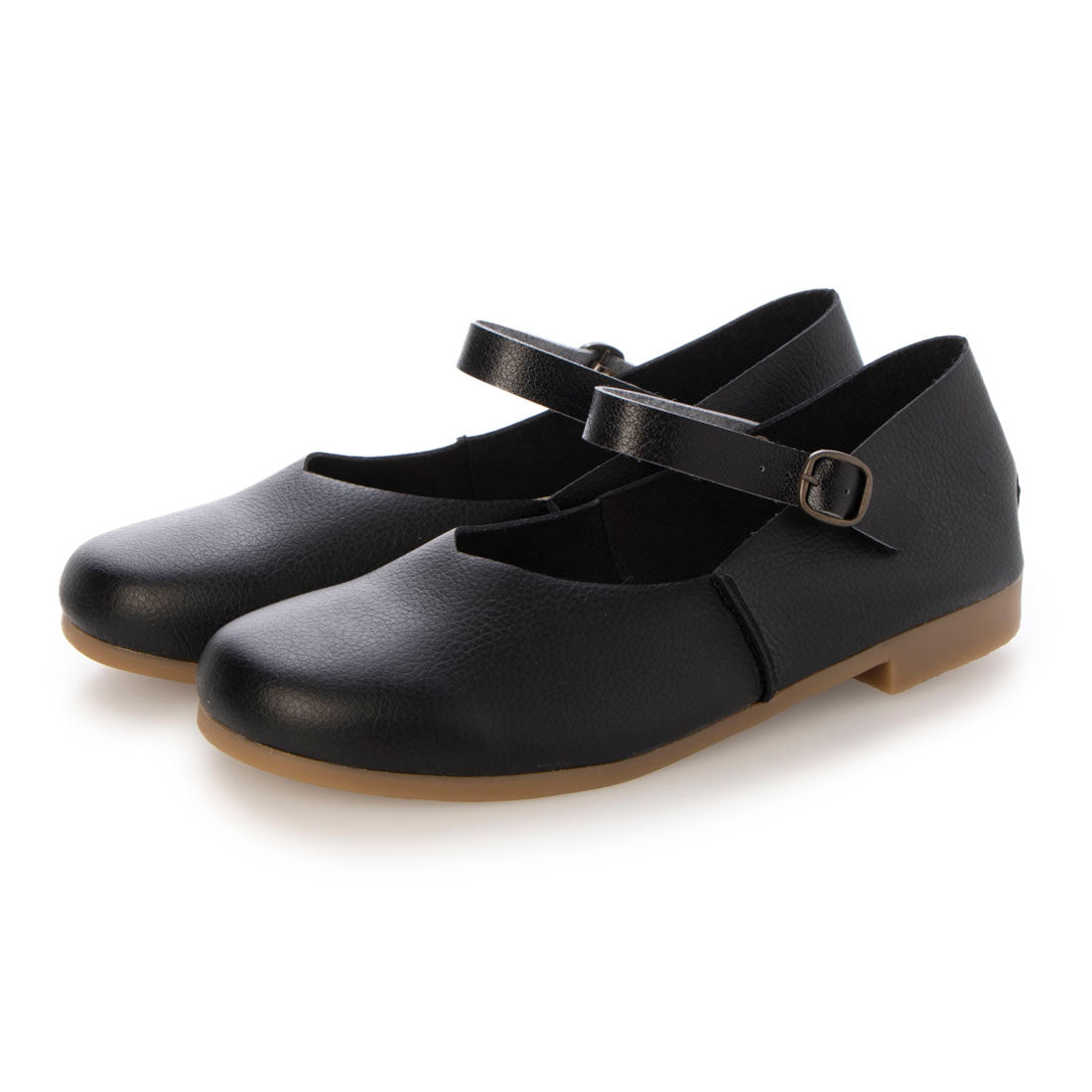 gather　ストラップシューズ　G-1012,BLK