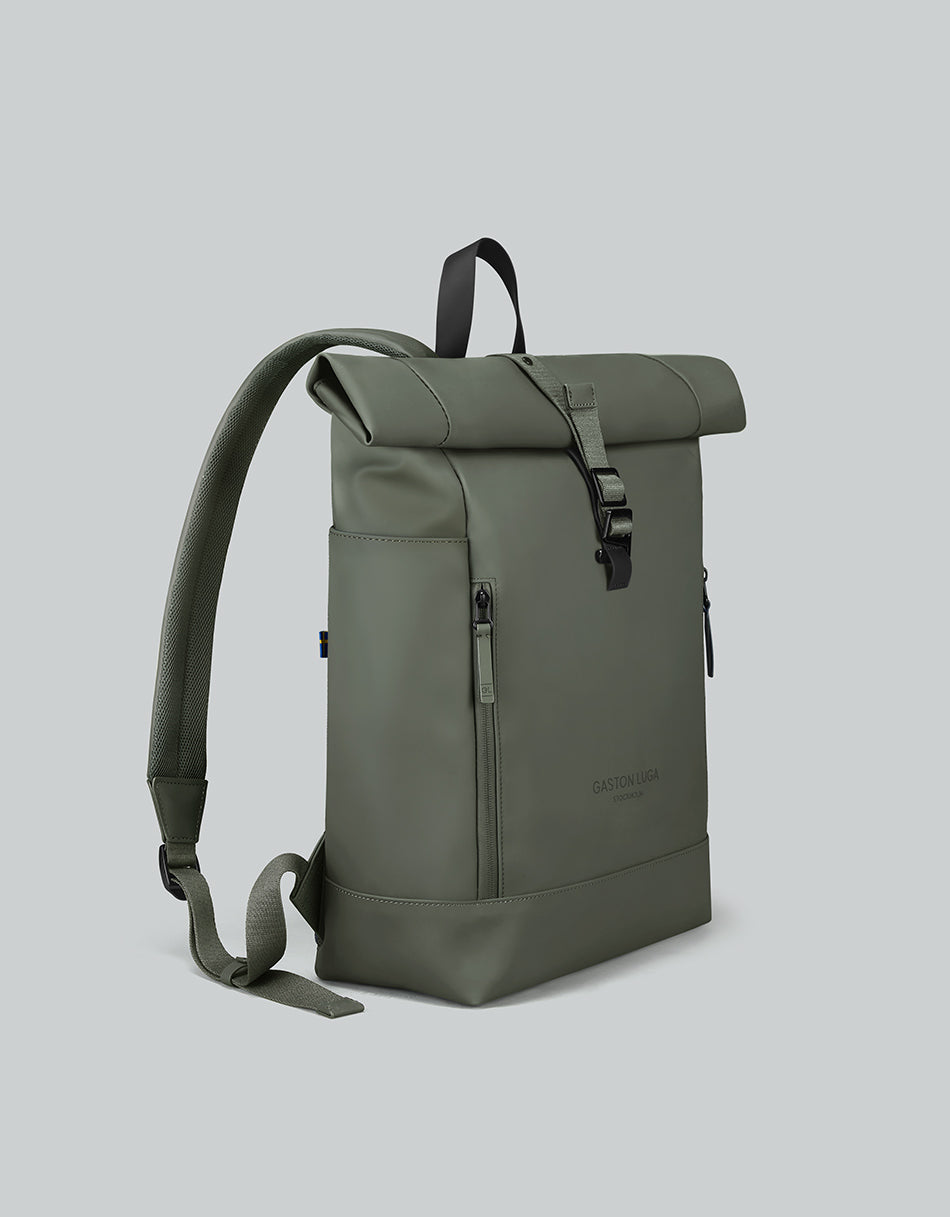 GASTON LUGA GASTONLUGA Rullen 11-13 inch Backpack Bag Commuting School Business Lightweight Waterproof Vegan Leather Scandinavian Design Men's Women's Unisex Business Casual Popular High-end Elegant Stylish Celebration Gift Present