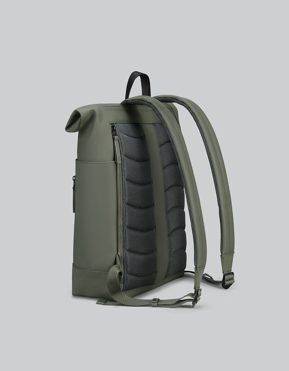 GASTON LUGA GASTONLUGA Rullen 11-13 inch Backpack Bag Commuting School Business Lightweight Waterproof Vegan Leather Scandinavian Design Men's Women's Unisex Business Casual Popular High-end Elegant Stylish Celebration Gift Present
