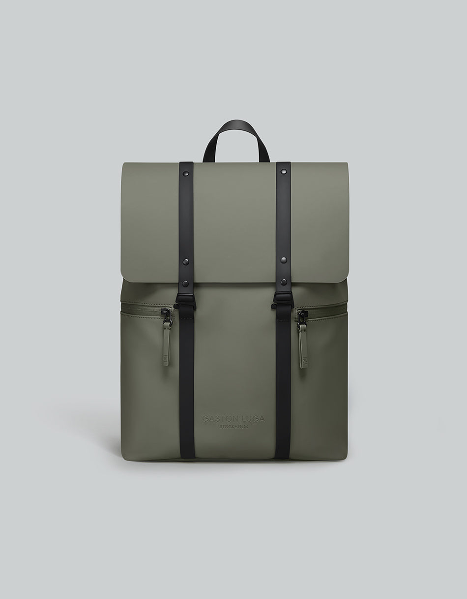 GASTON LUGA GASTON LUGA Splash 11-13 inch Backpack Rucksack Commuting School Business Lightweight Waterproof Vegan Leather Scandinavian Design Men's Women's Unisex Business Casual Popular Luxury Elegant Stylish Celebration Gift Present