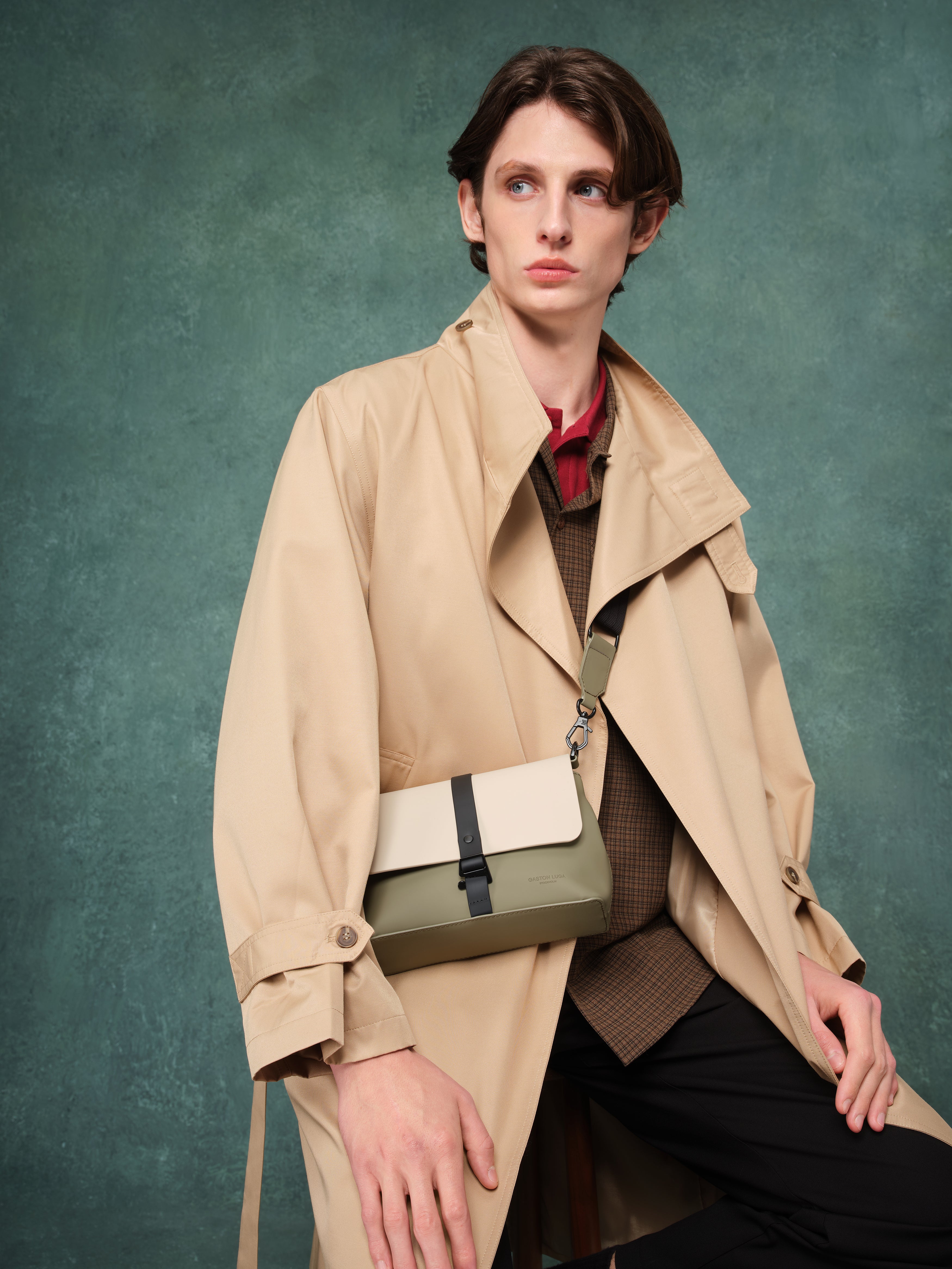 ガストンルーガ GASTON LUGA ガストンルーガ GASTON LUGA 【限定カラー】 Splash Crossbody Bag スプラッシュ クロスボディバッグ メッセンジャーバッグ （クラウドクリーム×セージ） （クラウドクリーム×セージ） クラウドクリーム×セージ