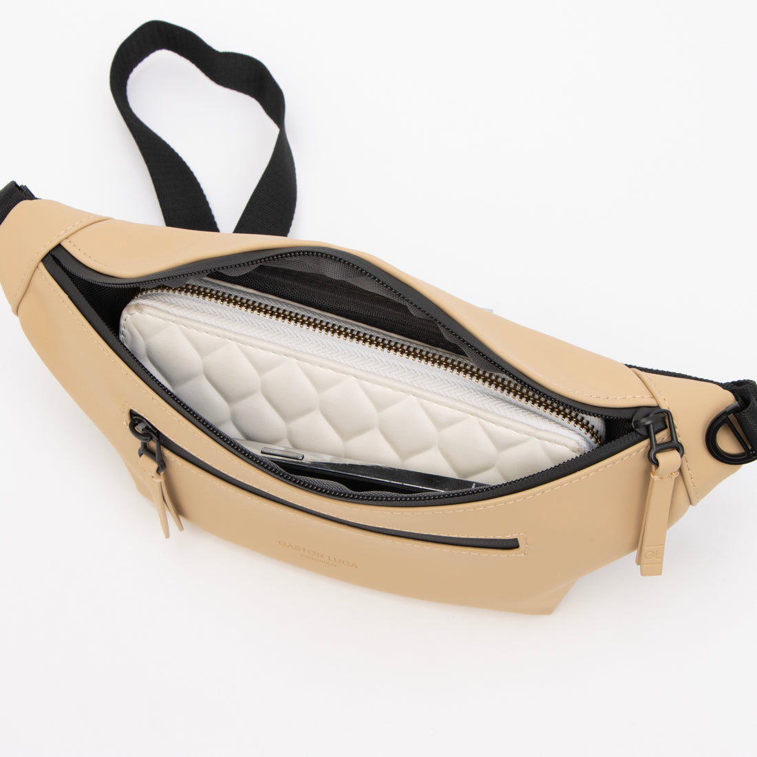 ガストンルーガ GASTON LUGA ガストンルーガ GASTON LUGA【限定カラー】 GASTON LUGA ガストンルーガ 【公式】Splash Bum Bag スプラッシュ バムバッグ （ブラック） （ラテ） ラテ