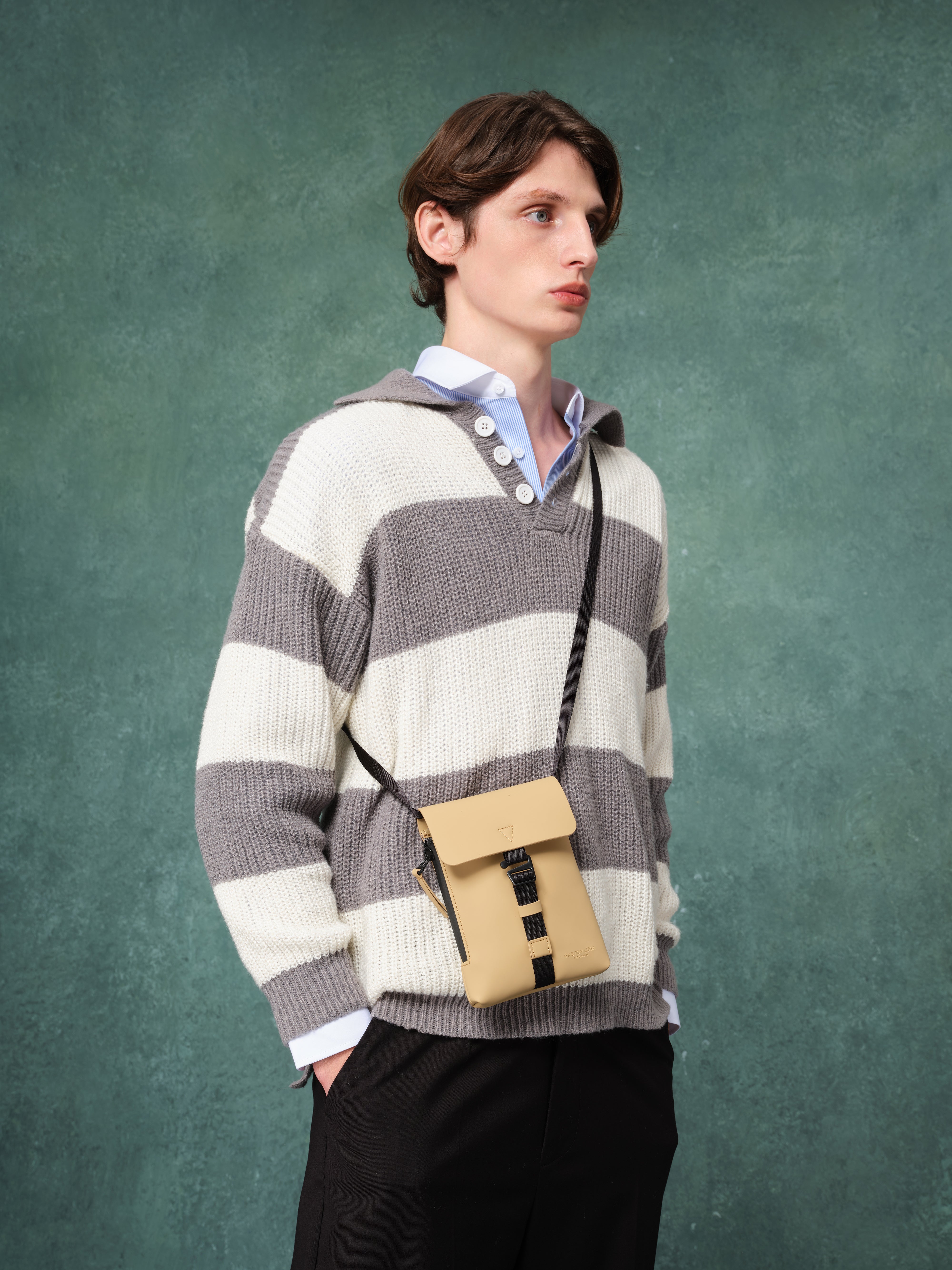 ガストンルーガ GASTON LUGA ガストンルーガ GASTON LUGA 【限定カラー】 Splash Mini Crossbody Bag スプラッシュ ミニ クロスボディバッグ （ラテ） （ラテ） ラテ