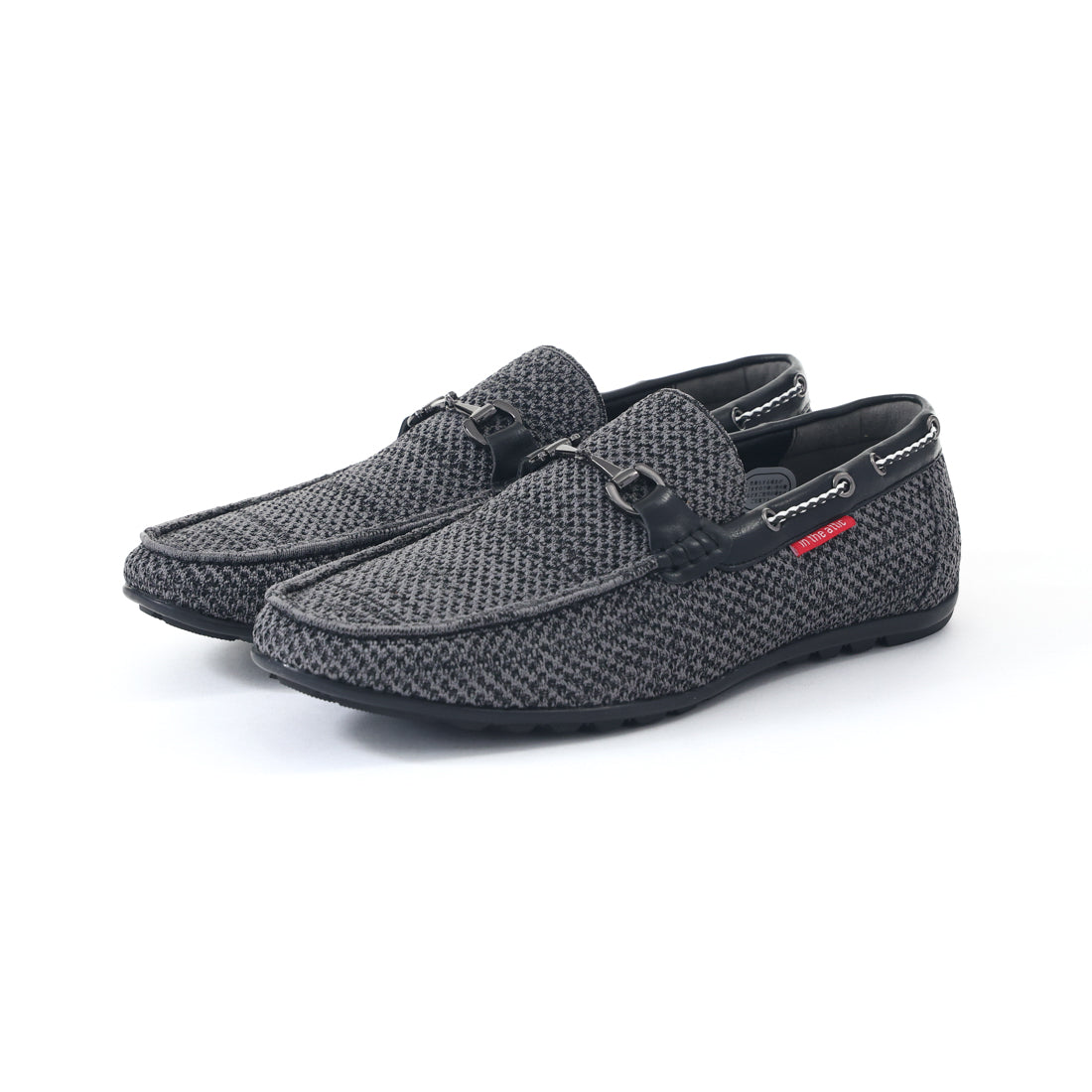 ギャラリー gallery メンズ スニーカー ジャガード ニットドライビングシューズ カジュアル ローカット 紳士靴 ニット 2551658 （グレー） グレー