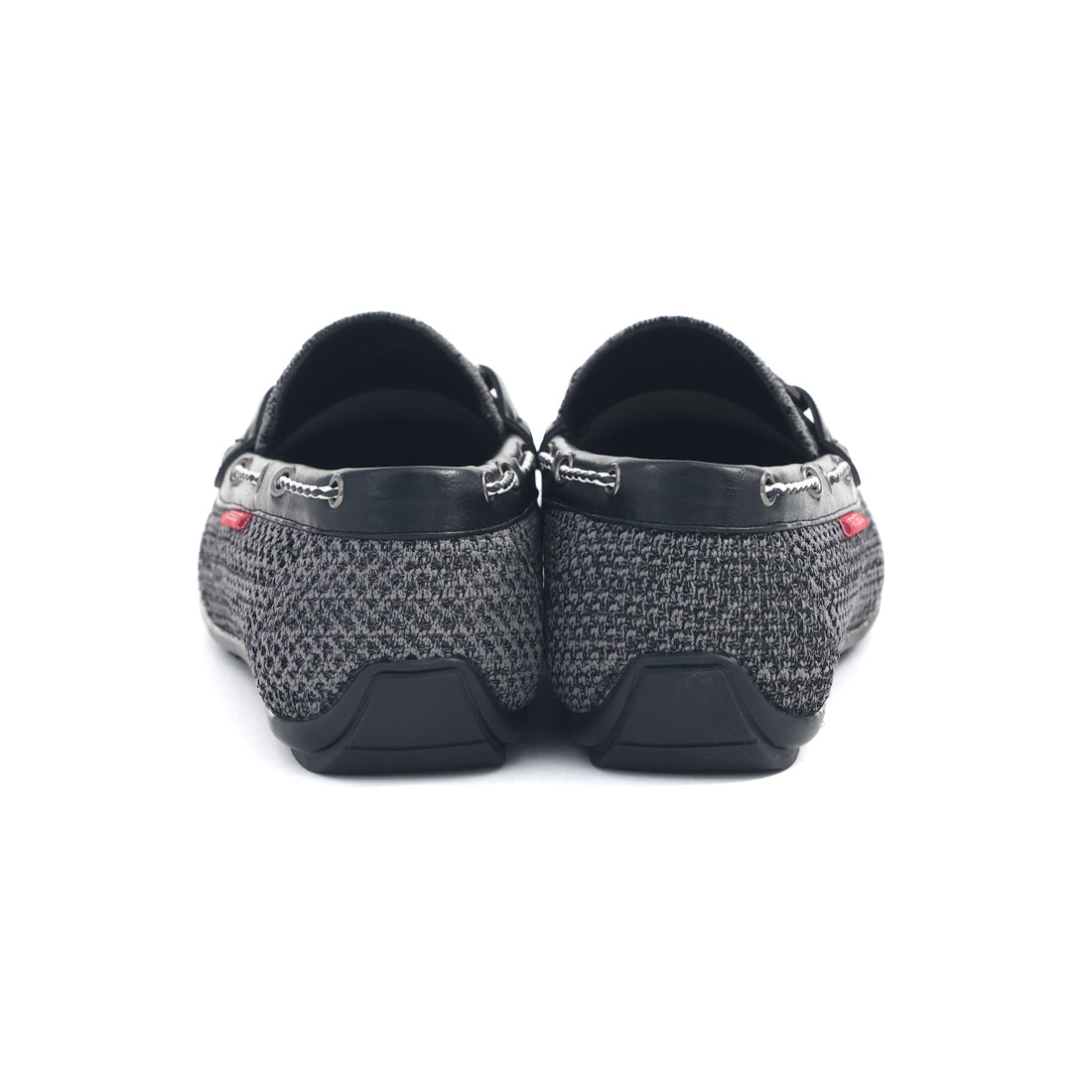 ギャラリー gallery メンズ スニーカー ジャガード ニットドライビングシューズ カジュアル ローカット 紳士靴 ニット 2551658 （グレー） グレー