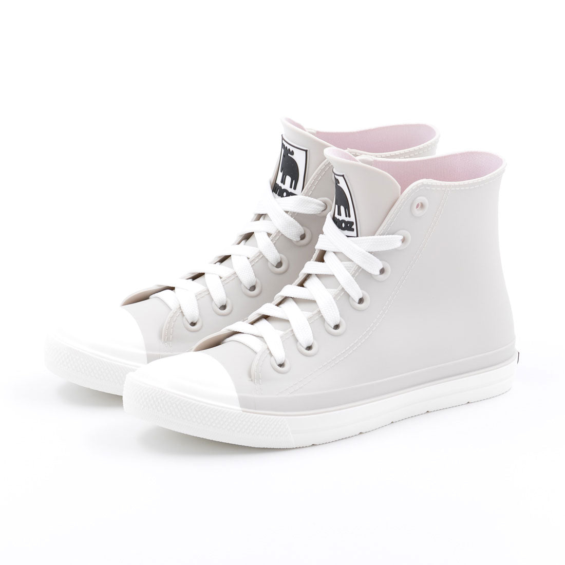 Gallery Gallery Women's Rain Shoes Sneakers MOZ Waterproof Lace-up High Cut MOZ 8417