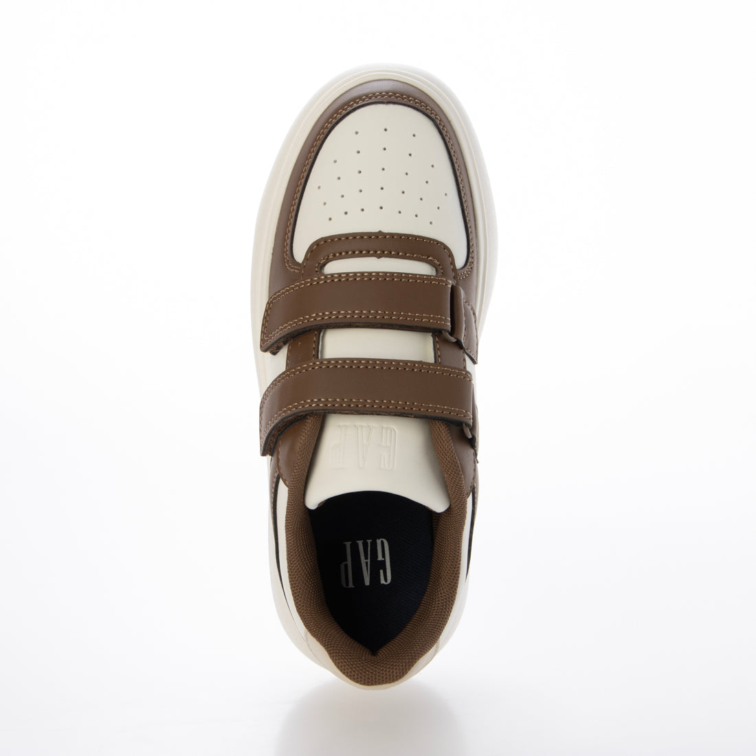 ギャップ GAP レディース コートスニーカー （WHT/BRN） WHT/BRN