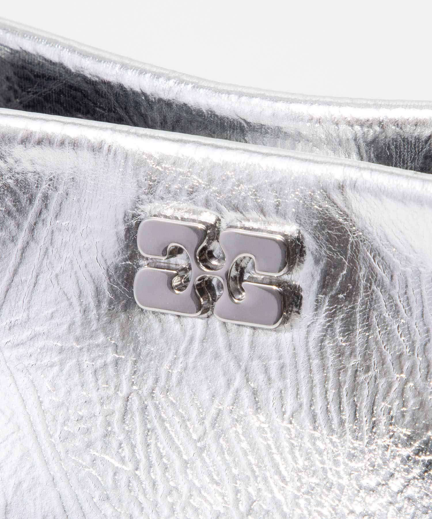ガニー GANNI ガニー GANNI A6595 ショルダーバッグ Bou Bag Mini Metallic レディース バック ミニバッグ ハンドバッグ （シルバー） シルバー