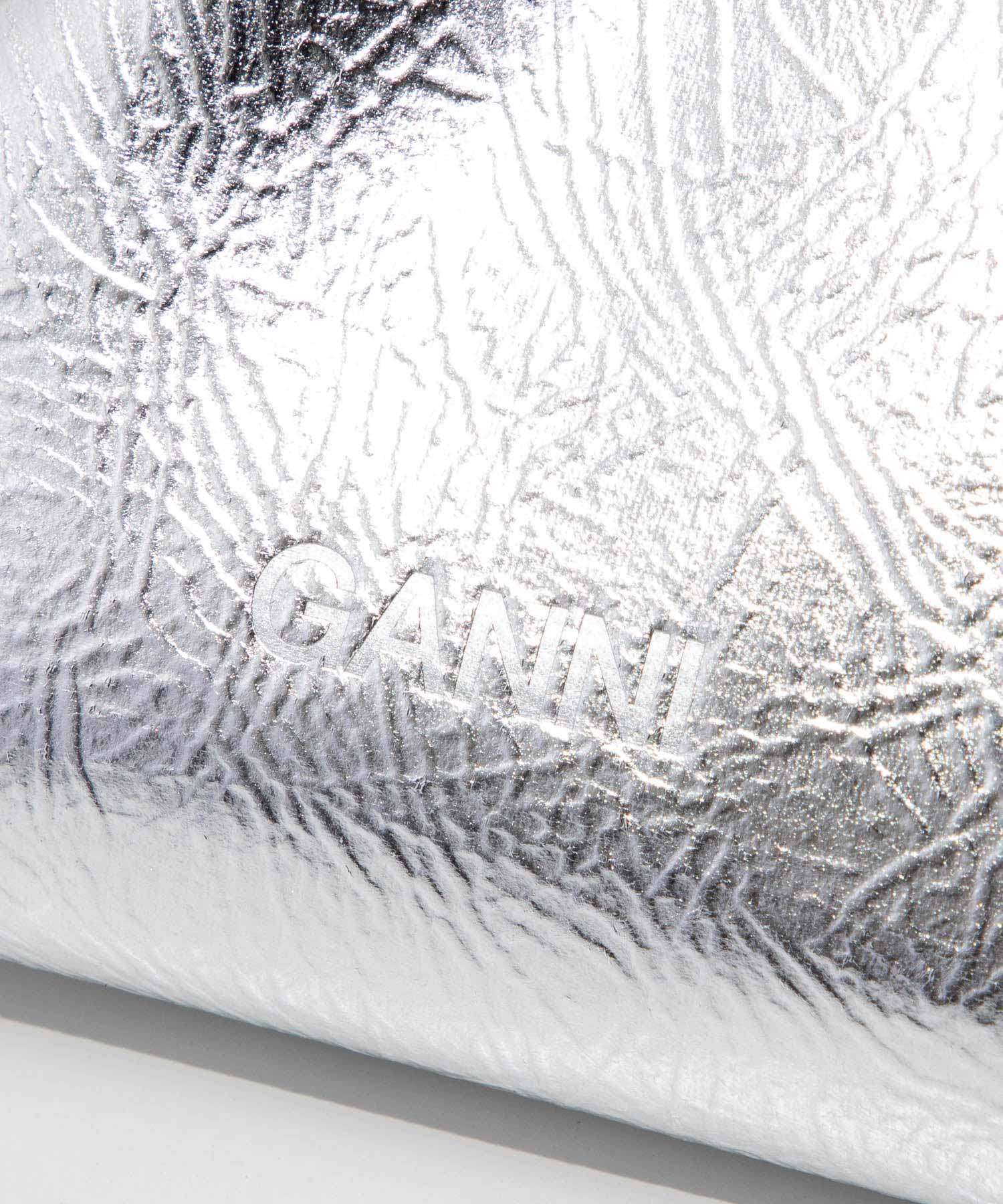 ガニー GANNI ガニー GANNI A6595 ショルダーバッグ Bou Bag Mini Metallic レディース バック ミニバッグ ハンドバッグ （シルバー） シルバー