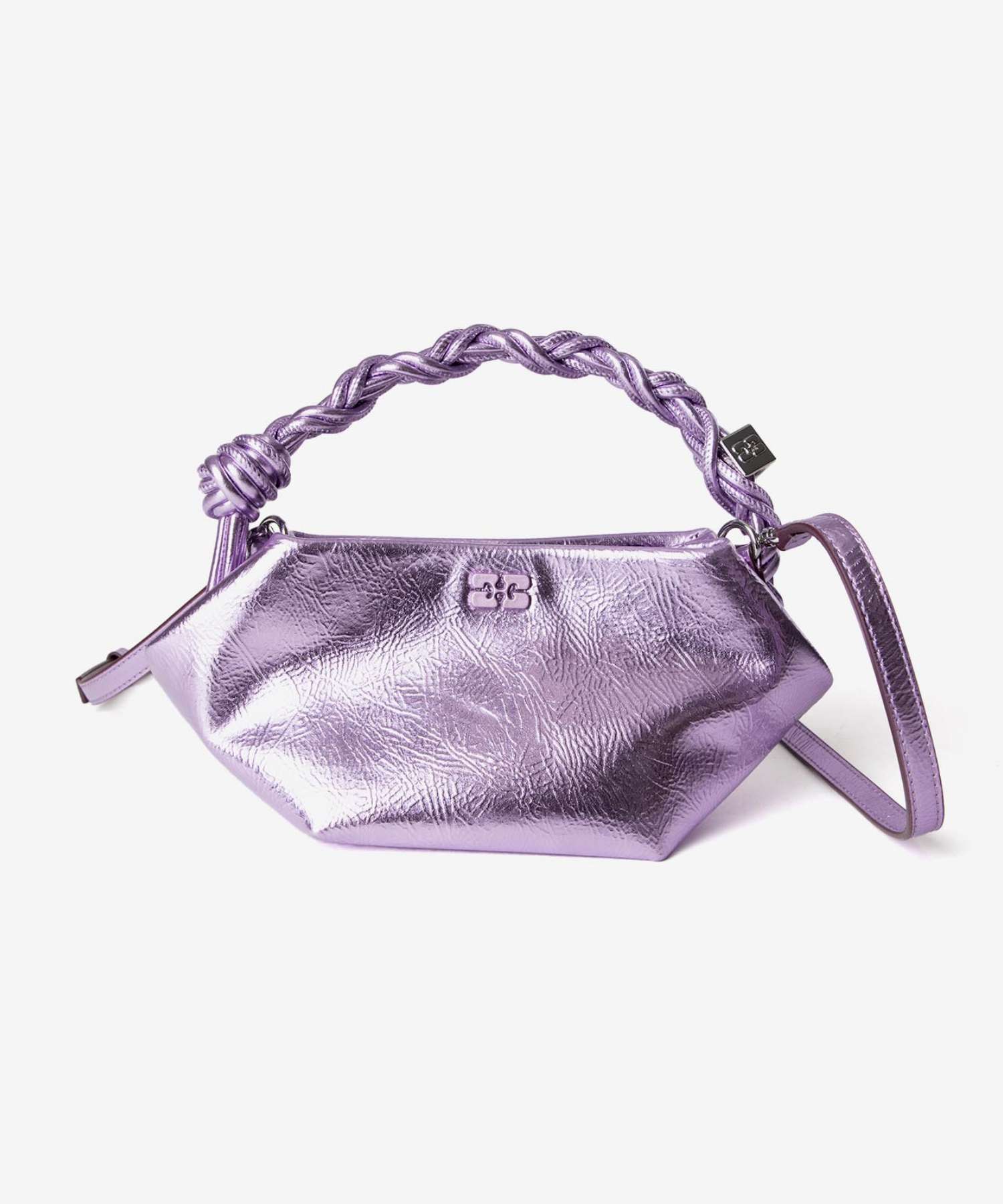 ガニー GANNI ガニー GANNI A6595 ショルダーバッグ Bou Bag Mini Metallic レディース バック ミニバッグ ハンドバッグ （シルバー） シルバー
