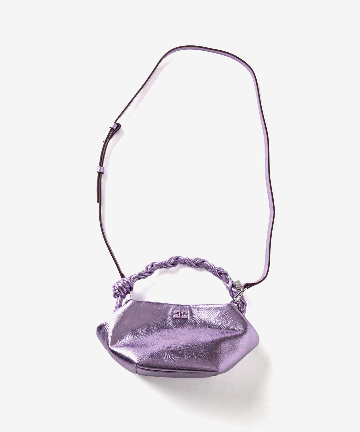 ガニー GANNI ガニー GANNI A6595 ショルダーバッグ Bou Bag Mini Metallic レディース バック ミニバッグ ハンドバッグ （シルバー） シルバー