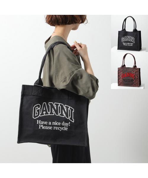 ガニー GANNI GANNI トートバッグ LARGE EASY SHOPPER A6629 A6647 （A6647/252-Phantom） A6647/252-Phantom