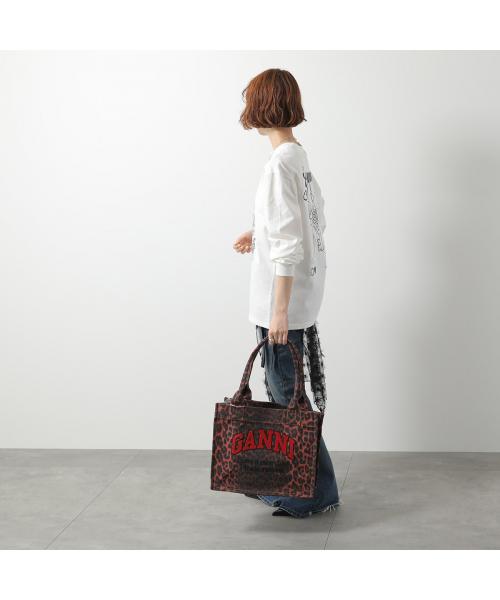 ガニー GANNI GANNI トートバッグ LARGE EASY SHOPPER A6629 A6647 （A6647/252-Phantom） A6647/252-Phantom