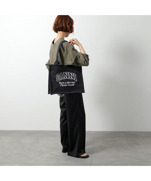ガニー GANNI GANNI トートバッグ LARGE EASY SHOPPER A6629 A6647 （A6647/252-Phantom） A6647/252-Phantom