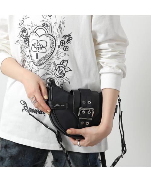 ガニー GANNI GANNI ショルダーバッグ Bucky Bag Small Crossbody A6134 5920 （099/Black-ブラック） 099/Black-ブラック