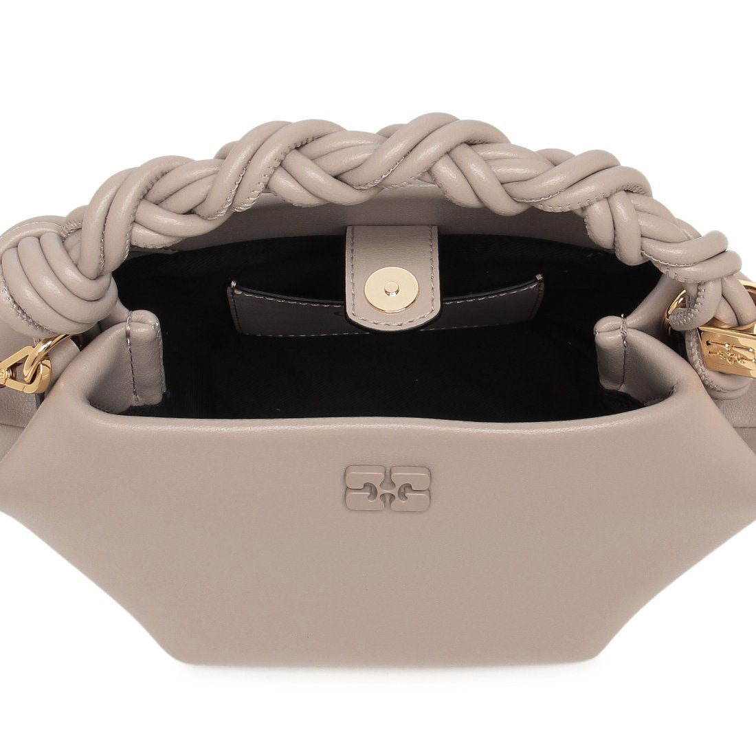 ガニー GANNI ハンドバッグ ショルダーバッグ ブーバッグミニ 2WAY ミニバッグ ベージュ レディース GANNI A5842 873 （OYSTER GREY） OYSTER GREY