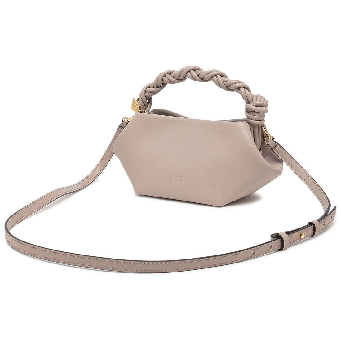 ガニー GANNI ハンドバッグ ショルダーバッグ ブーバッグミニ 2WAY ミニバッグ ベージュ レディース GANNI A5842 873 （OYSTER GREY） OYSTER GREY