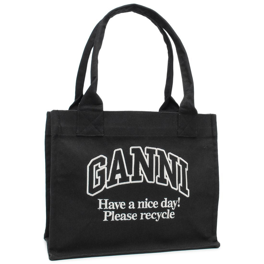 ガニー GANNI トートバッグ ブラック レディース GANNI A6647 252 （BLACK） BLACK