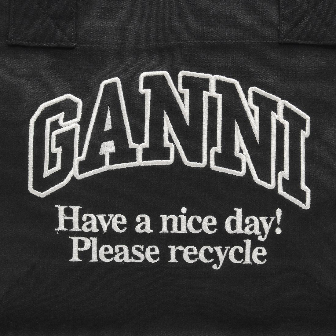 ガニー GANNI トートバッグ ブラック レディース GANNI A6647 252 （BLACK） BLACK