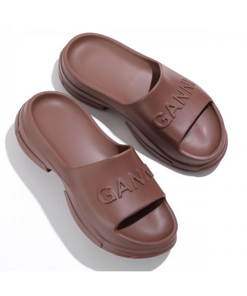 ガニー GANNI GANNI スライドサンダル Light Weight Pool Slide （S2681/886-Shitake） S2681/886-Shitake