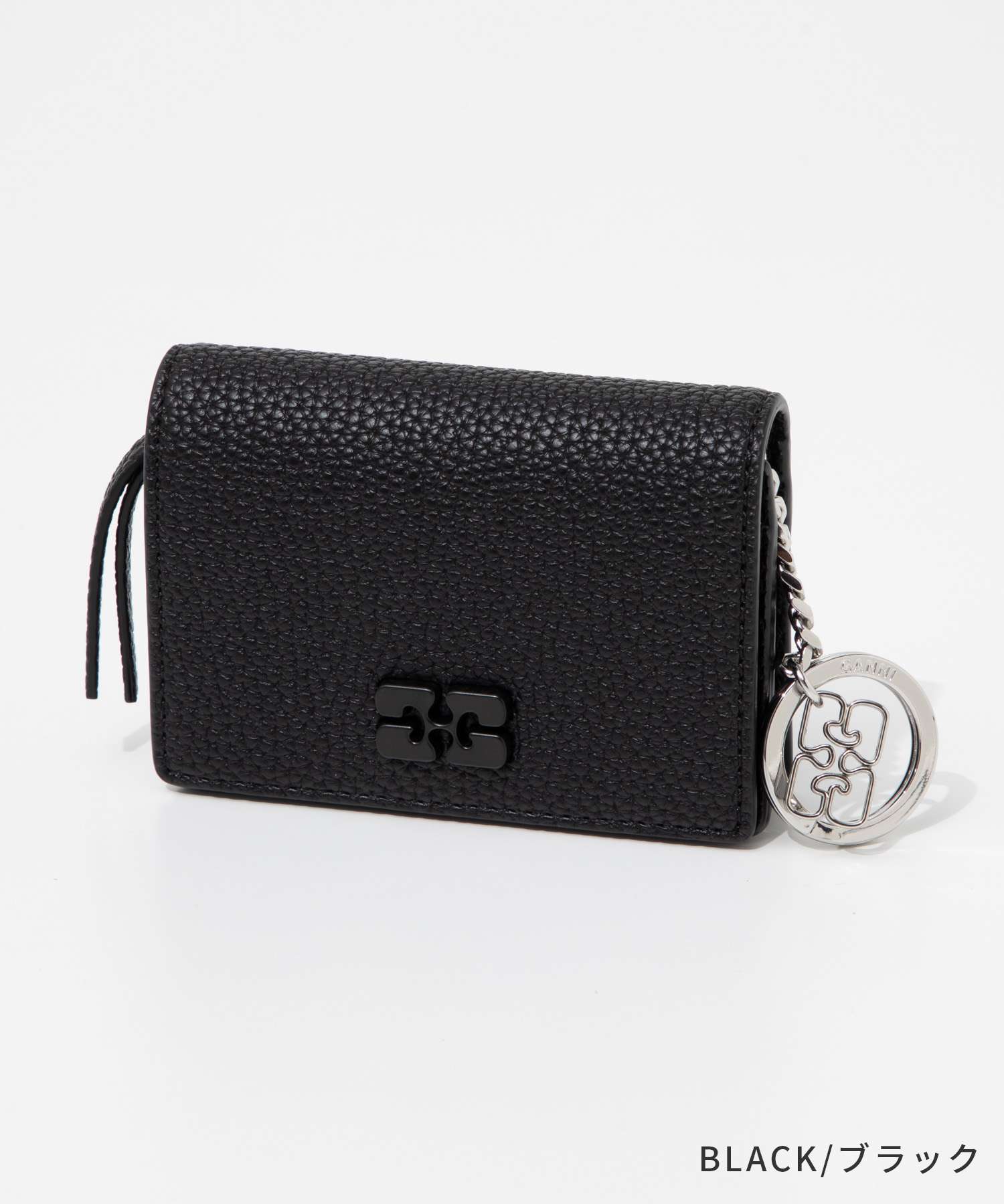 ガニー GANNI ガニー GANNI Card Holder With Flap Grained カードホルダー フラップ付き グレイン A7278 5898 A7279 5898 カードケース レ （CHICORY COFFEE/リコリコーヒー） CHICORY COFFEE/リコリコーヒー