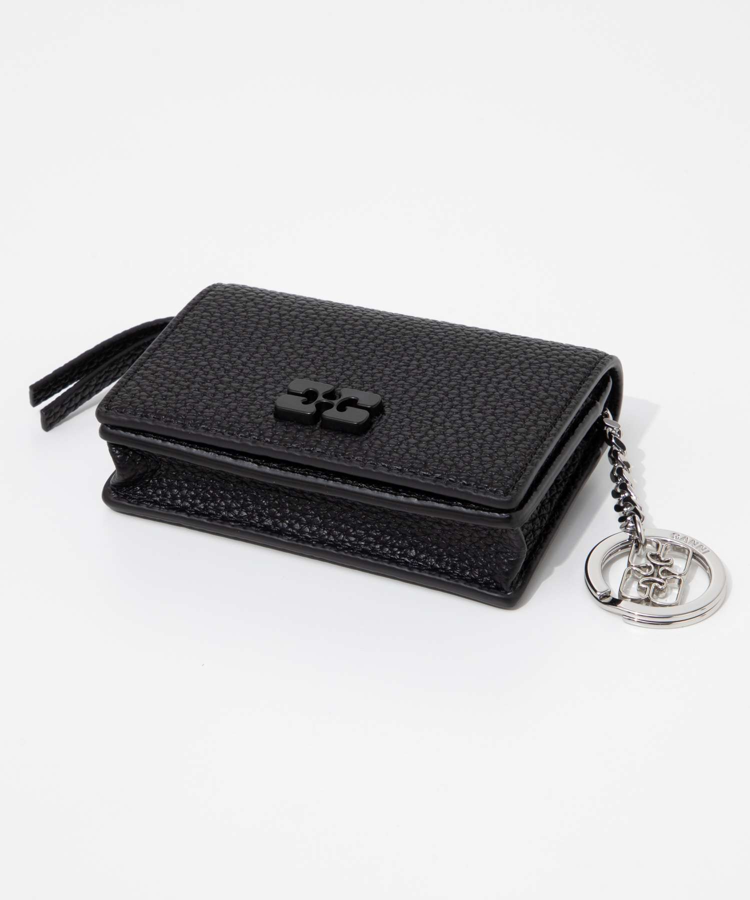 ガニー GANNI ガニー GANNI Card Holder With Flap Grained カードホルダー フラップ付き グレイン A7278 5898 A7279 5898 カードケース レ （CHICORY COFFEE/リコリコーヒー） CHICORY COFFEE/リコリコーヒー